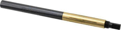 Made in USA - 6-1/2" Length x 1/2" Diam Through Hole Barrel Lap - 1/2" Arbor Diam, 2-1/2" Barrel Length, Eccentric Slot - Eagle Tool & Supply