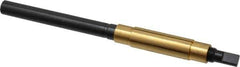 Made in USA - 7-1/2" Length x 11/16" Diam Through Hole Barrel Lap - 1/2" Arbor Diam, 3" Barrel Length, Eccentric Slot - Eagle Tool & Supply