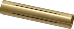 Made in USA - 1/2" Diam Through Hole Barrel Cylinder - 2-1/2" Barrel Length, Eccentric Slot - Eagle Tool & Supply