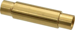 Made in USA - 3/4" Diam Through Hole Barrel Cylinder - 3" Barrel Length, Eccentric Slot - Eagle Tool & Supply