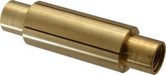 Made in USA - 7/8" Diam Through Hole Barrel Cylinder - 3" Barrel Length, Eccentric Slot - Eagle Tool & Supply