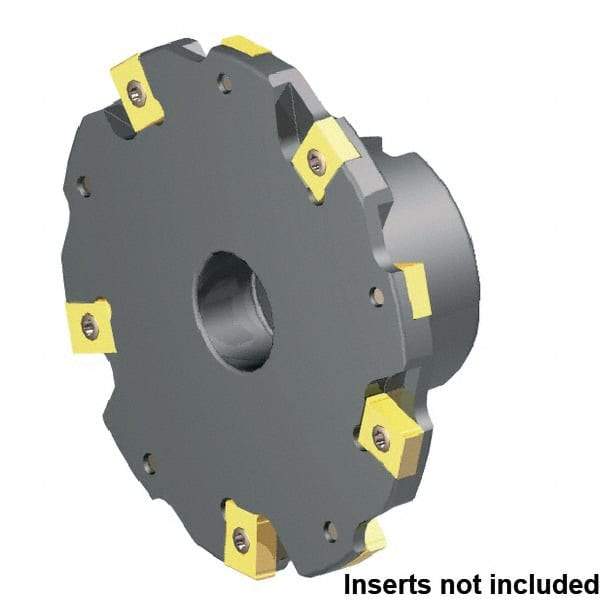 Kennametal - Shell Mount Connection, 16mm Depth of Cut, 80mm Cutter Diam, Indexable Slotting Cutter - Eagle Tool & Supply