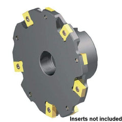 Kennametal - Shell Mount Connection, 16mm Depth of Cut, 80mm Cutter Diam, Indexable Slotting Cutter - Eagle Tool & Supply