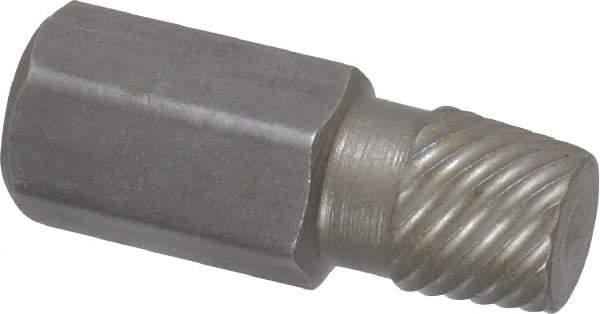 Irwin - Spiral Flute Screw Extractor - 13/32" Extractor for 3/4" Screw, 1/2" Hex - Eagle Tool & Supply