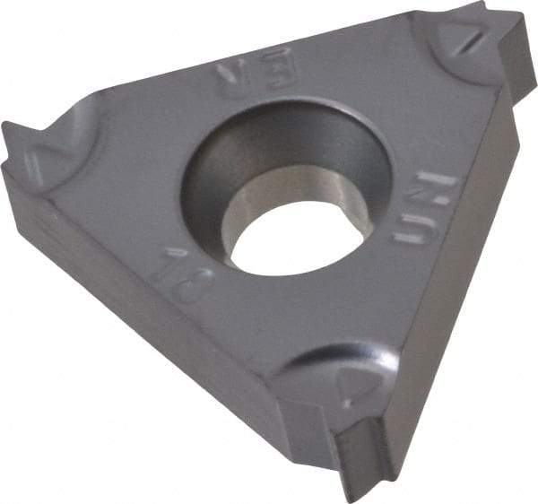 Iscar - 16ER External Right Hand 18 UN Laydown Threading Insert - Grade IC908, TiAlN Coated Carbide, 9.53mm Inscribed Circle - Eagle Tool & Supply
