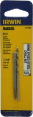 Irwin - 2 Piece Spiral Flute Screw Extractor & Drill Set - Screw Range 5/32 to 7/32" - Eagle Tool & Supply