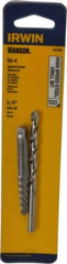 Irwin - 2 Piece Spiral Flute Screw Extractor & Drill Set - Screw Range 9/32 to 3/8" - Eagle Tool & Supply