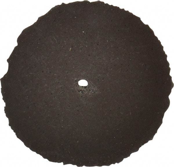 Cratex - 1" Diam x 1/16" Hole x 1/8" Thick, Surface Grinding Wheel - Silicon Carbide, Medium Grade, Rubber Bond, No Recess - Eagle Tool & Supply
