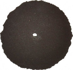 Cratex - 1" Diam x 1/16" Hole x 1/8" Thick, Surface Grinding Wheel - Silicon Carbide, Medium Grade, Rubber Bond, No Recess - Eagle Tool & Supply