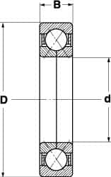 SKF - Radial Ball Bearings; Type: 4 Point Angular Contact Ball Bearing ; Style: Open ; Bore Diameter (mm): 70.00 ; Outside Diameter (mm): 125.00 ; Width (mm): 24.00 ; Flange Type: Without Flange - Exact Industrial Supply