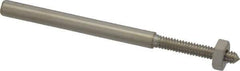 Value Collection - 1/8" Shank No. 4 Abrasive Point Mandrel - 1-3/4" Length, 1/16" Hole Compatibility, for Cones, Points & Rubberized Points - Eagle Tool & Supply