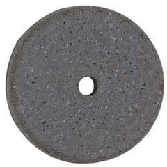 Cratex - 6" Diam x 1/2" Hole x 1" Thick, Surface Grinding Wheel - Silicon Carbide, Extra Fine Grade, 3,600 Max RPM, Rubber Bond, No Recess - Eagle Tool & Supply