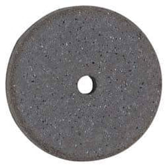 Cratex - 4" Diam x 1/2" Hole x 3/4" Thick, Surface Grinding Wheel - Silicon Carbide, Coarse Grade, 5,250 Max RPM, Rubber Bond, No Recess - Eagle Tool & Supply