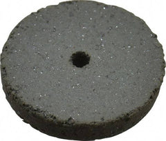 Cratex - 5/8" Diam x 1/16" Hole x 3/32" Thick, Surface Grinding Wheel - Silicon Carbide, Coarse Grade, 25,000 Max RPM, Rubber Bond, No Recess - Eagle Tool & Supply