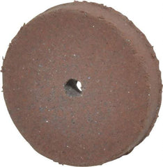 Cratex - 5/8" Diam x 1/16" Hole x 3/32" Thick, Surface Grinding Wheel - Silicon Carbide, Fine Grade, 25,000 Max RPM, Rubber Bond, No Recess - Eagle Tool & Supply