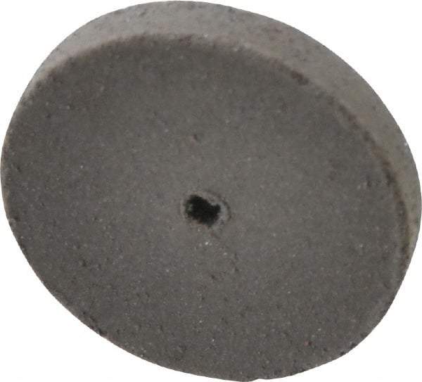 Cratex - 7/8" Diam x 1/16" Hole x 1/8" Thick, Surface Grinding Wheel - Silicon Carbide, Medium Grade, 25,000 Max RPM, Rubber Bond, No Recess - Eagle Tool & Supply