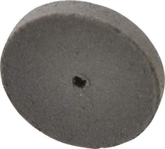 Cratex - 7/8" Diam x 1/16" Hole x 1/8" Thick, Surface Grinding Wheel - Silicon Carbide, Medium Grade, 25,000 Max RPM, Rubber Bond, No Recess - Eagle Tool & Supply