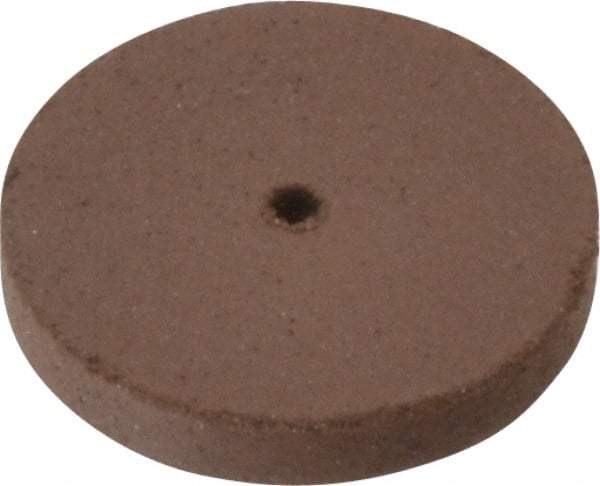 Cratex - 7/8" Diam x 1/16" Hole x 1/8" Thick, Surface Grinding Wheel - Silicon Carbide, Fine Grade, 25,000 Max RPM, Rubber Bond, No Recess - Eagle Tool & Supply