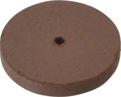 Cratex - 7/8" Diam x 1/16" Hole x 1/8" Thick, Surface Grinding Wheel - Silicon Carbide, Fine Grade, 25,000 Max RPM, Rubber Bond, No Recess - Eagle Tool & Supply