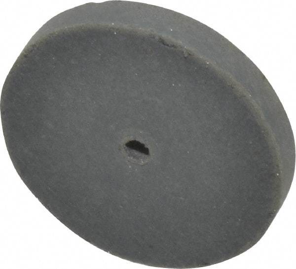 Cratex - 7/8" Diam x 1/16" Hole x 1/8" Thick, Surface Grinding Wheel - Silicon Carbide, Extra Fine Grade, 25,000 Max RPM, Rubber Bond, No Recess - Eagle Tool & Supply