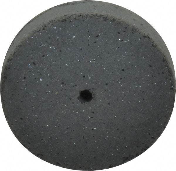 Cratex - 1" Diam x 1/16" Hole x 3/16" Thick, Surface Grinding Wheel - Silicon Carbide, Coarse Grade, 25,000 Max RPM, Rubber Bond, No Recess - Eagle Tool & Supply