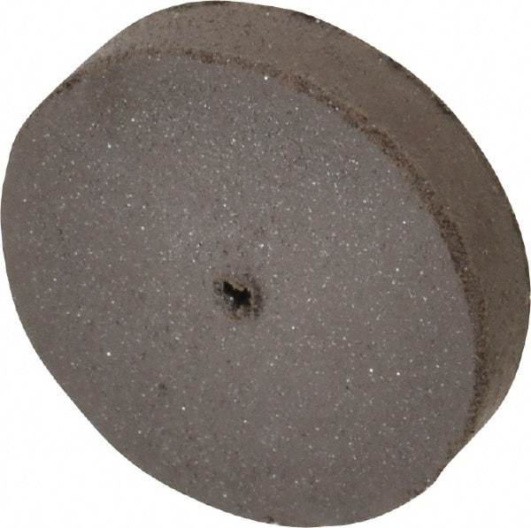 Cratex - 1" Diam x 1/16" Hole x 3/16" Thick, Surface Grinding Wheel - Silicon Carbide, Medium Grade, 25,000 Max RPM, Rubber Bond, No Recess - Eagle Tool & Supply