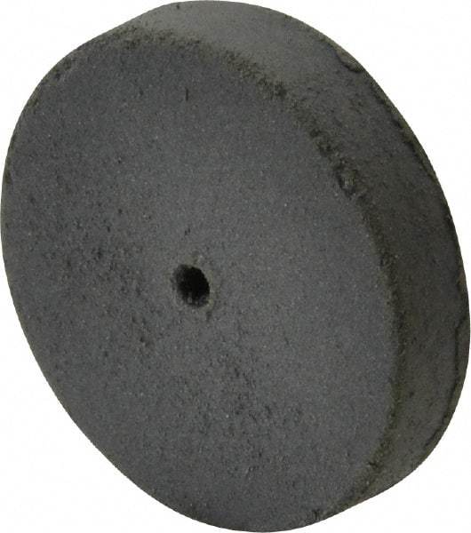 Cratex - 1" Diam x 1/16" Hole x 3/16" Thick, Surface Grinding Wheel - Silicon Carbide, Extra Fine Grade, 25,000 Max RPM, Rubber Bond, No Recess - Eagle Tool & Supply