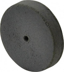 Cratex - 1" Diam x 1/16" Hole x 3/16" Thick, Surface Grinding Wheel - Silicon Carbide, Extra Fine Grade, 25,000 Max RPM, Rubber Bond, No Recess - Eagle Tool & Supply