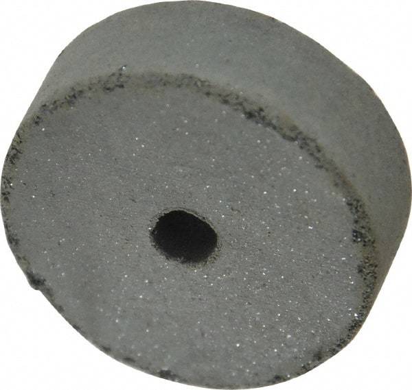 Cratex - 1-1/2" Diam x 1/4" Hole x 1/2" Thick, Surface Grinding Wheel - Silicon Carbide, Coarse Grade, 15,000 Max RPM, Rubber Bond, No Recess - Eagle Tool & Supply