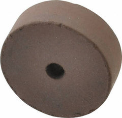 Cratex - 1-1/2" Diam x 1/4" Hole x 1/2" Thick, Surface Grinding Wheel - Silicon Carbide, Fine Grade, 15,000 Max RPM, Rubber Bond, No Recess - Eagle Tool & Supply
