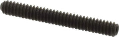 Value Collection - #4-40 UNC, 7/8" OAL, Cup Point Set Screw - Grade 8 Alloy Steel, 0.05" Key - Eagle Tool & Supply