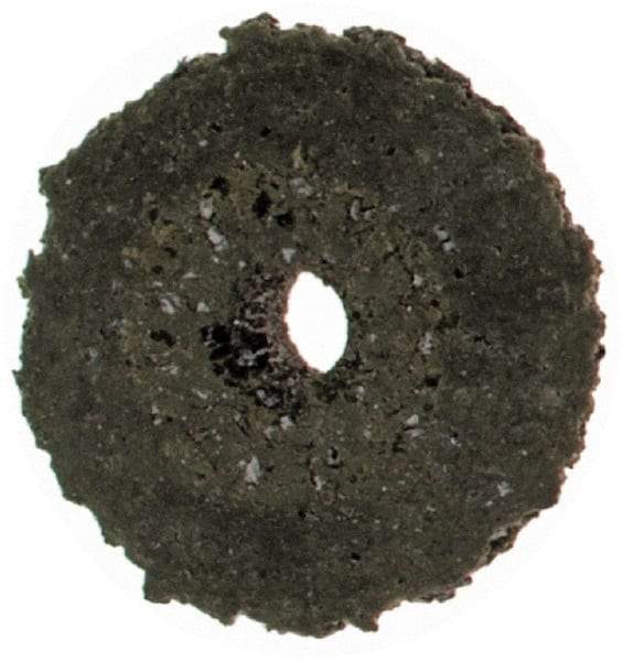 Cratex - 3/8" Diam x 1/16" Hole x 3/32" Thick, Surface Grinding Wheel - Silicon Carbide, Coarse Grade, Rubber Bond, No Recess - Eagle Tool & Supply