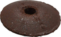 Cratex - 3/8" Diam x 1/16" Hole x 3/32" Thick, Surface Grinding Wheel - Silicon Carbide, Fine Grade, Rubber Bond, No Recess - Eagle Tool & Supply
