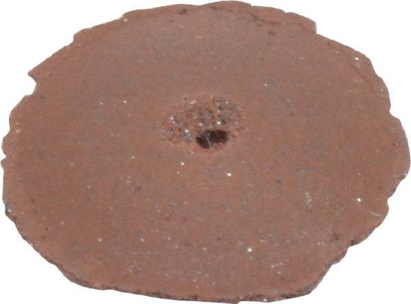Cratex - 5/8" Diam x 1/16" Hole x 3/32" Thick, Surface Grinding Wheel - Silicon Carbide, Fine Grade, Rubber Bond, No Recess - Eagle Tool & Supply