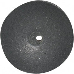 Cratex - 5/8" Diam x 1/16" Hole x 3/32" Thick, Surface Grinding Wheel - Silicon Carbide, Extra Fine Grade, 25,000 Max RPM, Rubber Bond, No Recess - Eagle Tool & Supply