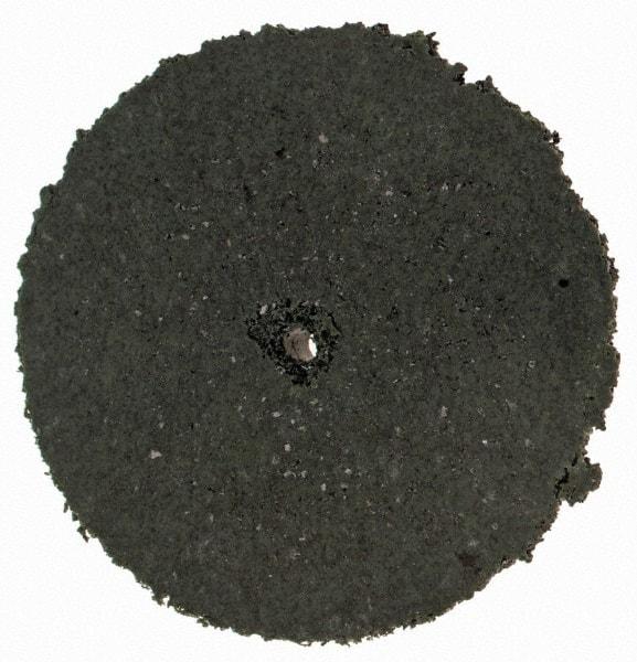 Cratex - 1" Diam x 1/16" Hole x 1/8" Thick, Surface Grinding Wheel - Silicon Carbide, Coarse Grade, Rubber Bond, No Recess - Eagle Tool & Supply