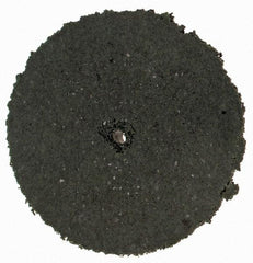 Cratex - 1" Diam x 1/16" Hole x 1/8" Thick, Surface Grinding Wheel - Silicon Carbide, Coarse Grade, Rubber Bond, No Recess - Eagle Tool & Supply