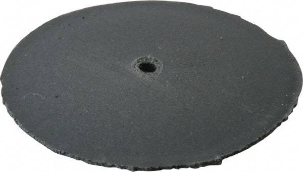 Cratex - 1" Diam x 1/16" Hole x 1/8" Thick, Surface Grinding Wheel - Silicon Carbide, Extra Fine Grade, Rubber Bond, No Recess - Eagle Tool & Supply