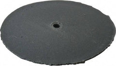 Cratex - 1" Diam x 1/16" Hole x 1/8" Thick, Surface Grinding Wheel - Silicon Carbide, Extra Fine Grade, Rubber Bond, No Recess - Eagle Tool & Supply