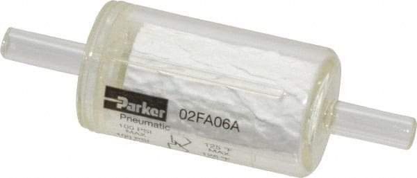 Parker - 1/4" Port, Coalescing Filter - 100 Max psi, 3.28" High - Eagle Tool & Supply