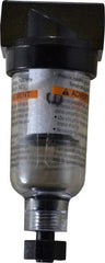 Parker - 1/4" Port, 20 CFM Coalescing Filter - Polycarbonate Bowl, Manual Drain, 150 Max psi - Eagle Tool & Supply