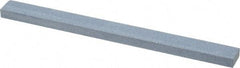 Made in USA - 240 Grit Silicon Carbide Rectangular Polishing Stone - Very Fine Grade, 1/2" Wide x 6" Long x 1/4" Thick - Eagle Tool & Supply