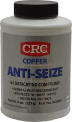 CRC - 8 oz Bottle General Purpose Anti-Seize Lubricant - Copper, -95 to 1,800°F, Bronze, Water Resistant - Eagle Tool & Supply