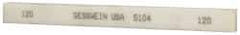 Made in USA - 120 Grit Aluminum Oxide Rectangular Polishing Stone - Fine Grade, 1/2" Wide x 6" Long x 1/4" Thick, Oil Filled - Eagle Tool & Supply