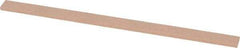 Made in USA - 220 Grit Aluminum Oxide Rectangular Polishing Stone - Very Fine Grade, 1/4" Wide x 4" Long x 1/16" Thick - Eagle Tool & Supply