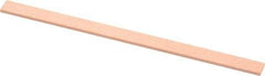 Made in USA - 320 Grit Aluminum Oxide Rectangular Polishing Stone - Extra Fine Grade, 1/4" Wide x 4" Long x 1/16" Thick - Eagle Tool & Supply