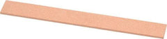 Made in USA - 180 Grit Aluminum Oxide Rectangular Polishing Stone - Very Fine Grade, 1/2" Wide x 4" Long x 1/16" Thick - Eagle Tool & Supply