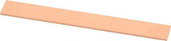Value Collection - 220 Grit Aluminum Oxide Rectangular Polishing Stone - Very Fine Grade, 1/2" Wide x 4" Long x 1/16" Thick - Eagle Tool & Supply
