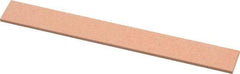 Made in USA - 320 Grit Aluminum Oxide Rectangular Polishing Stone - Extra Fine Grade, 1/2" Wide x 4" Long x 1/16" Thick - Eagle Tool & Supply