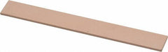 Made in USA - 600 Grit Aluminum Oxide Rectangular Polishing Stone - Super Fine Grade, 1/2" Wide x 4" Long x 1/16" Thick - Eagle Tool & Supply